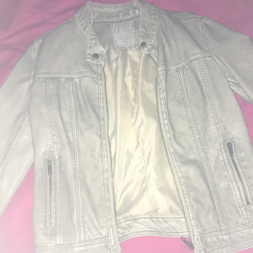 G by guess leather jacket